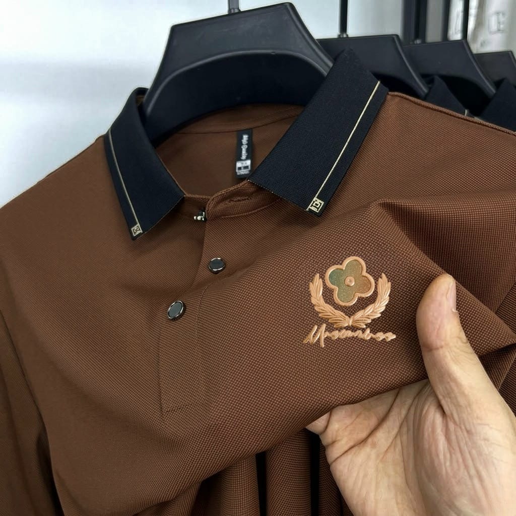 Premium Polo Shirt with China Sticker_img_8