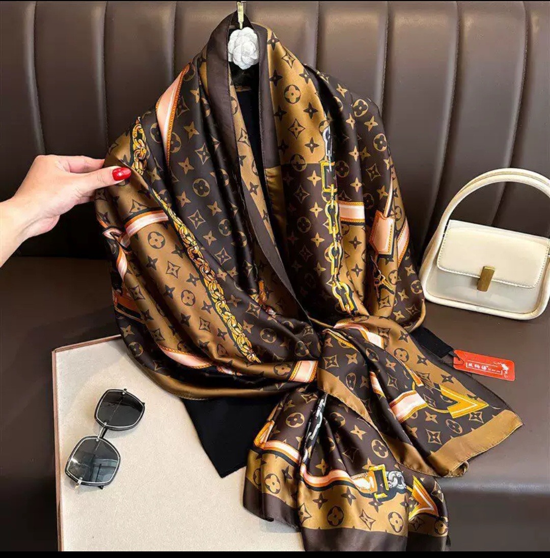 premium Luxury Satin Silk Scarf_img_14