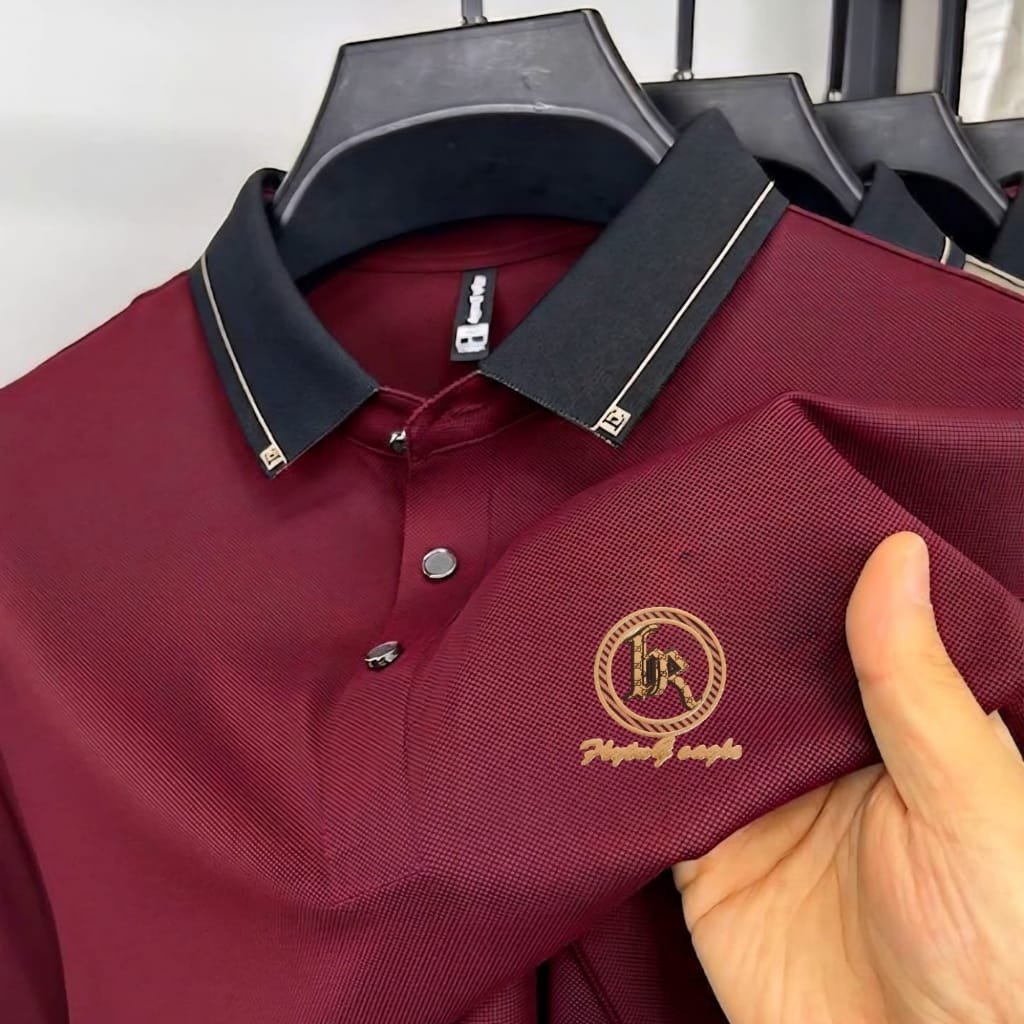 Premium Polo Shirt with China Sticker_img_1