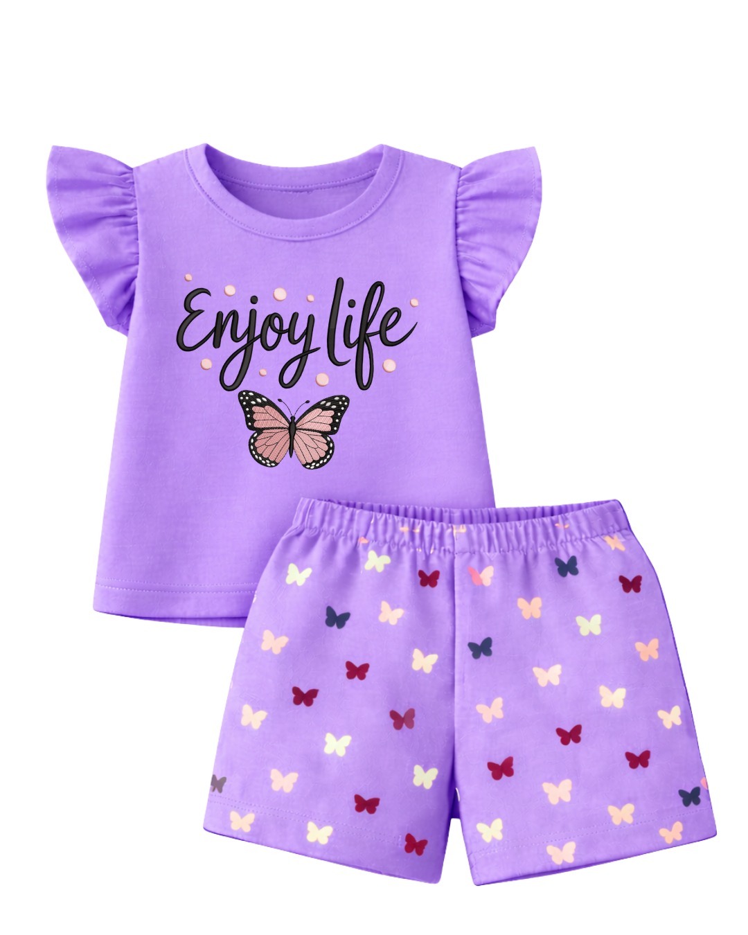 Kids Cotton TShirt and Pant Set