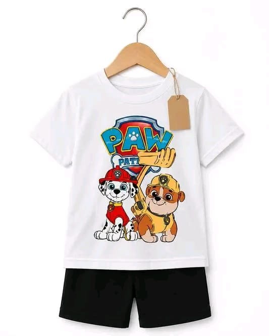 Kids Cotton TShirt and Pant Set