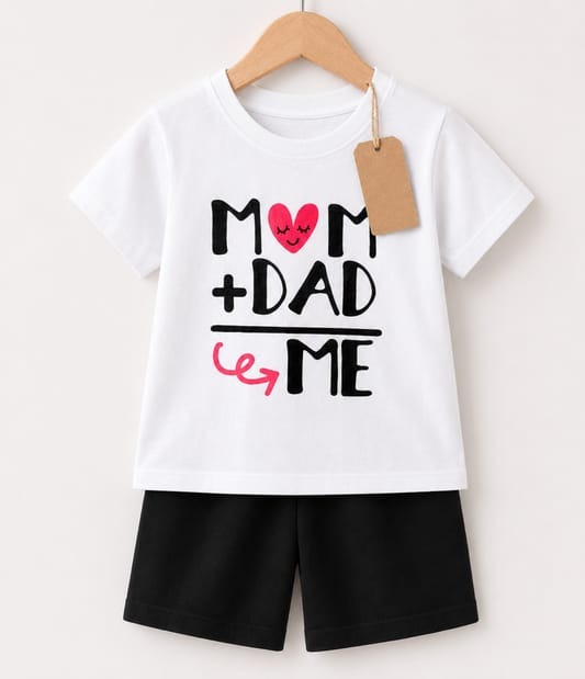 Kids Tshirt and Denim Short Pant Set