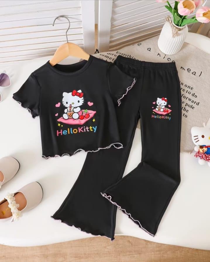 Kids Cotton TShirt and Long Pant Set_img_3
