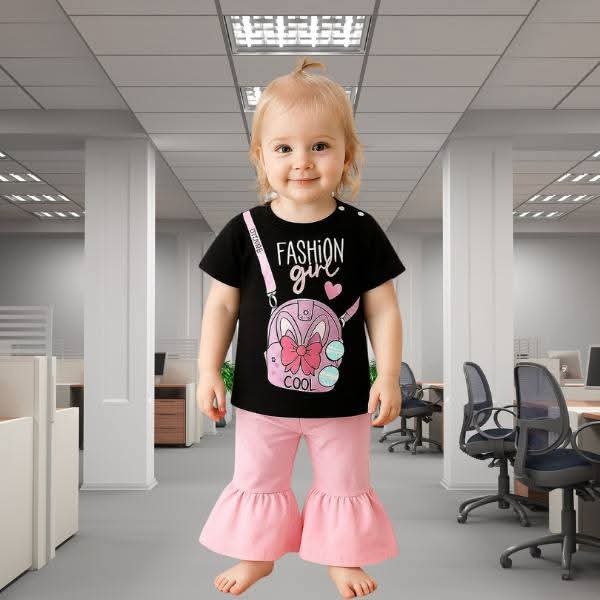 Kids Cotton TShirt and Long Pant Set_img_8