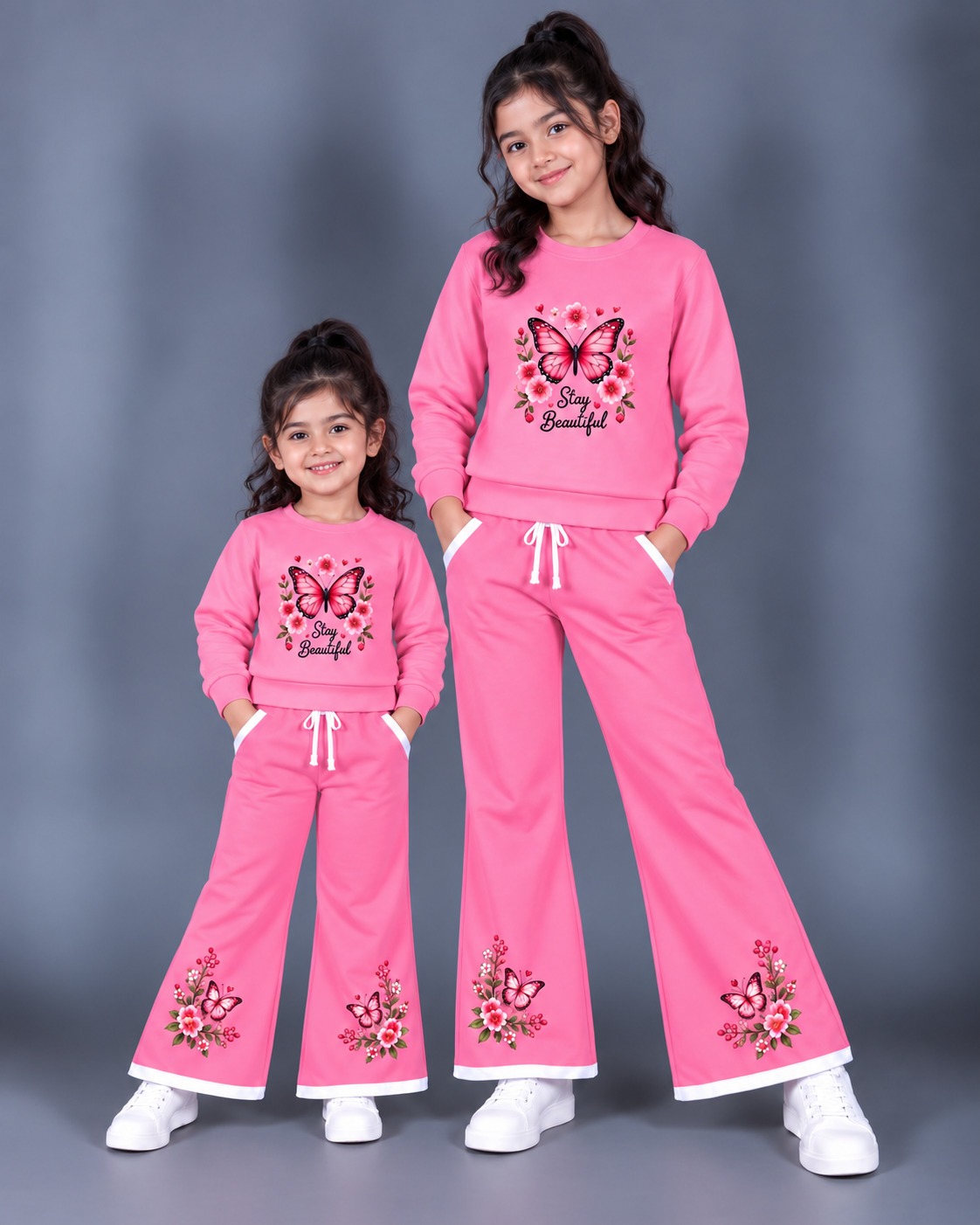 Girls Stylish Sweatshirt Set - Image 1