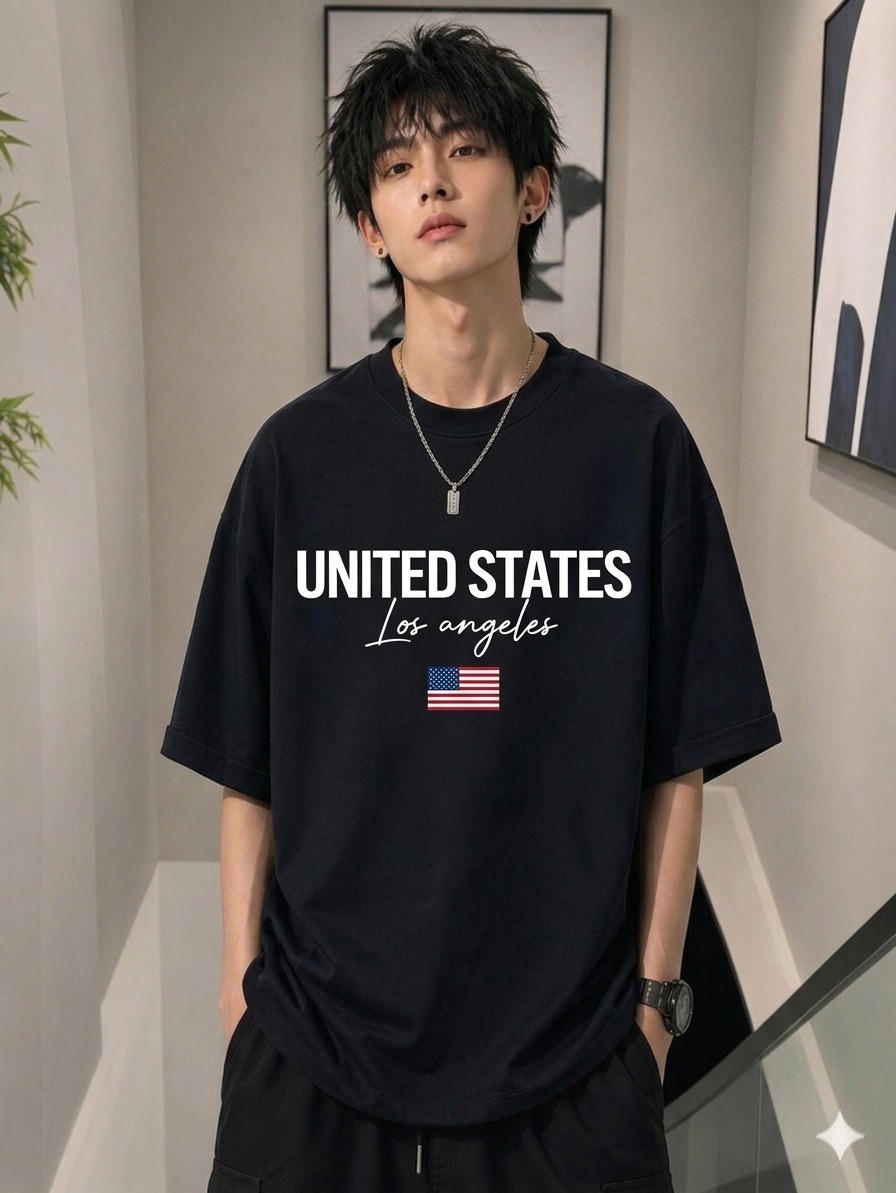 Stylish Drop Shoulder T-Shirt_img_2