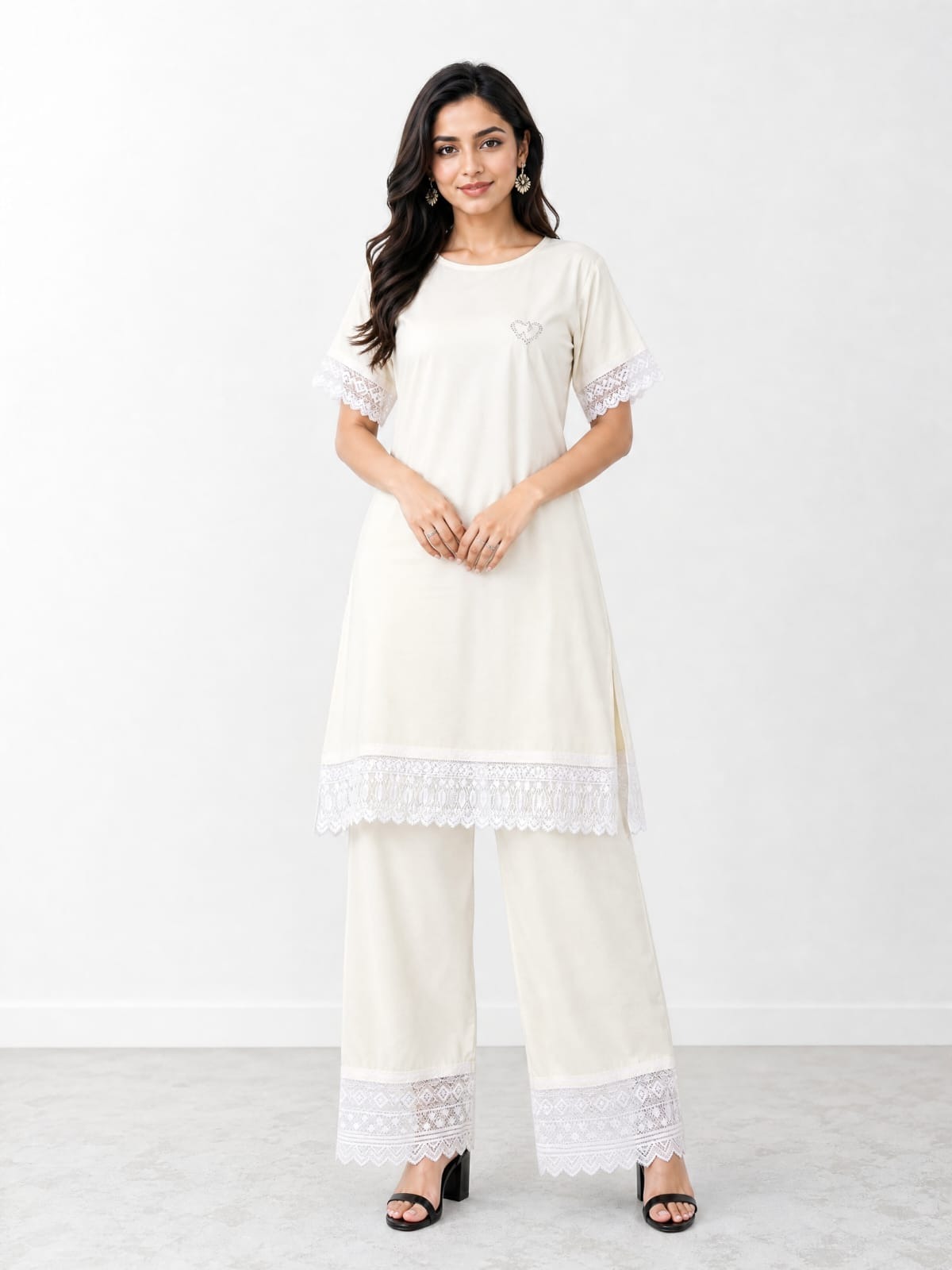 Ladies Long Tshirt and Pant Set_img_1