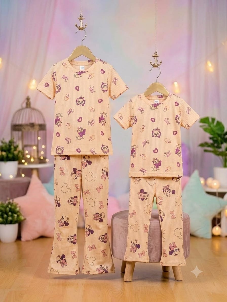 Half Sleeve T-shirt and Pant Set_img_5