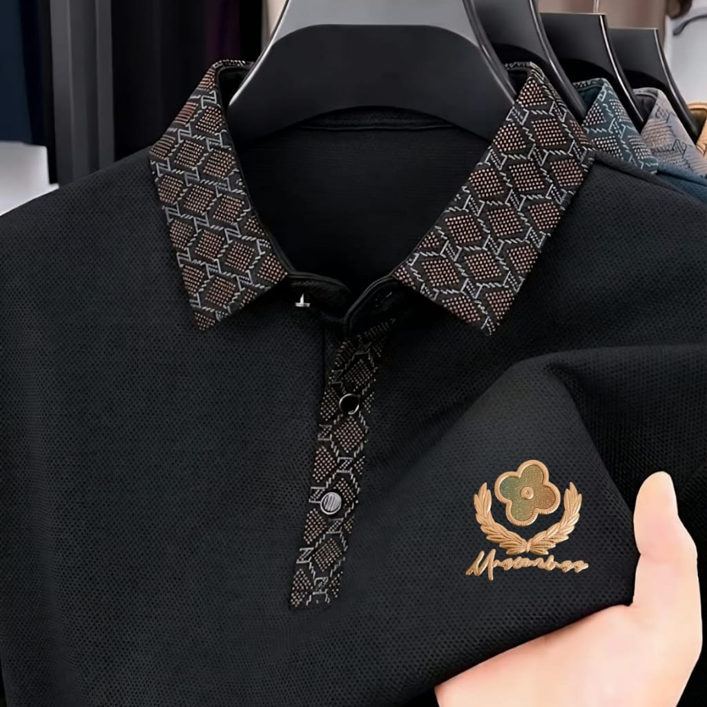 Premium Polo Shirt with China Sticker_img_7