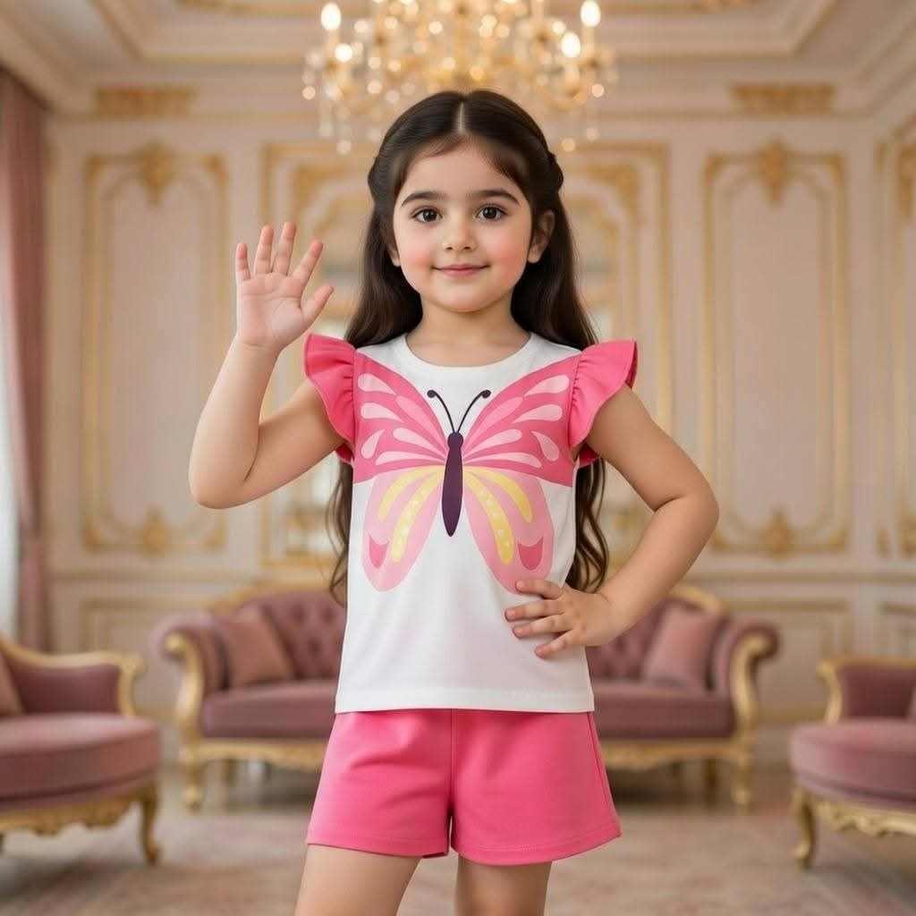 Kids Cotton TShirt and Pant Set_img_4