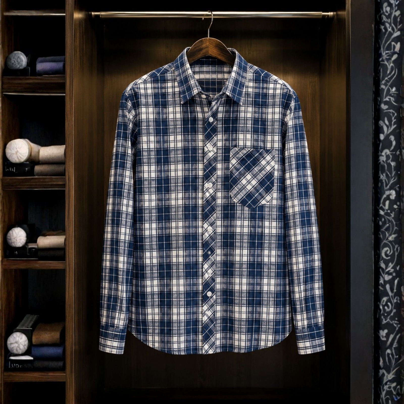 Formal Official Cotton Check Shirt_img_4