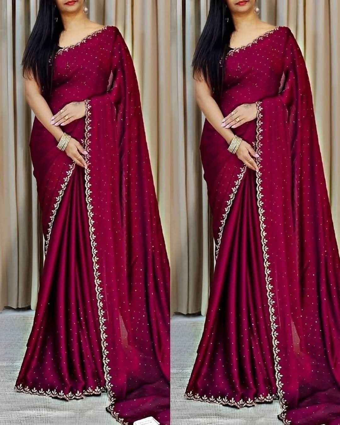 Georgette Sharee with Blouse Piece_img_3