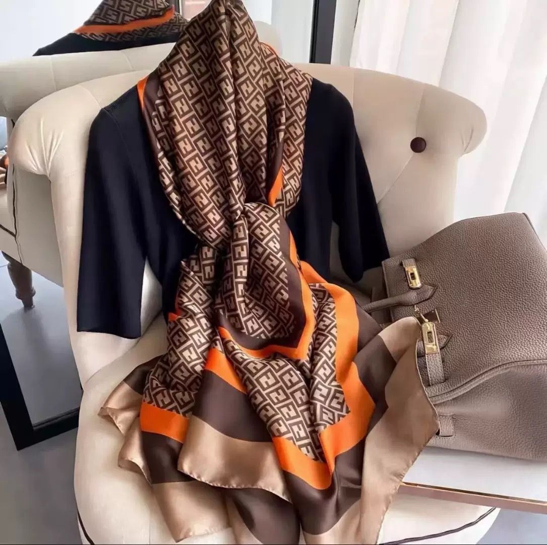 premium Luxury Satin Silk Scarf_img_16
