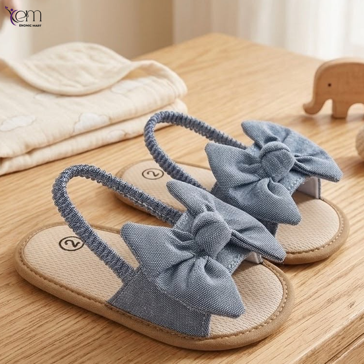 Cute Fresh Bow Baby Sandals for Baby Girls thumbnail 3