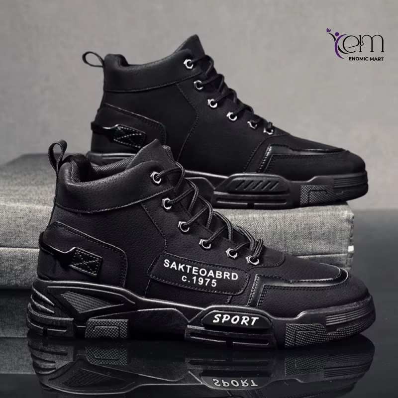 New Men Lace-Up Ankle Boots thumbnail 2