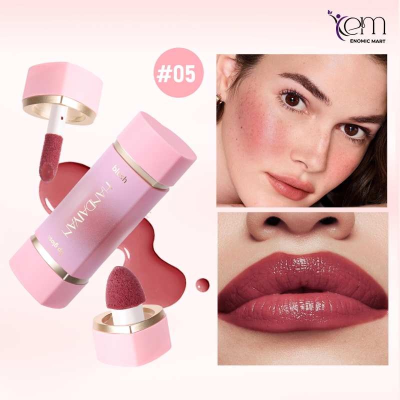 Double Ended 2-in-1 Cream Blush & Lip Tint Set-6 Colors Mineral-Based thumbnail 5