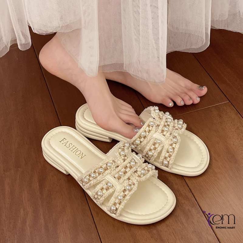New Style Pearl Slippers-women's Model.Summer Breathable