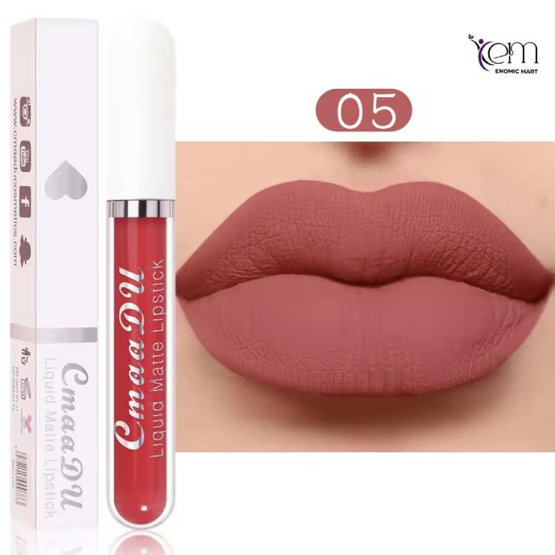 CmaaDu 18 Colors Lips Makeup Lipstick Lip Gloss thumbnail 5