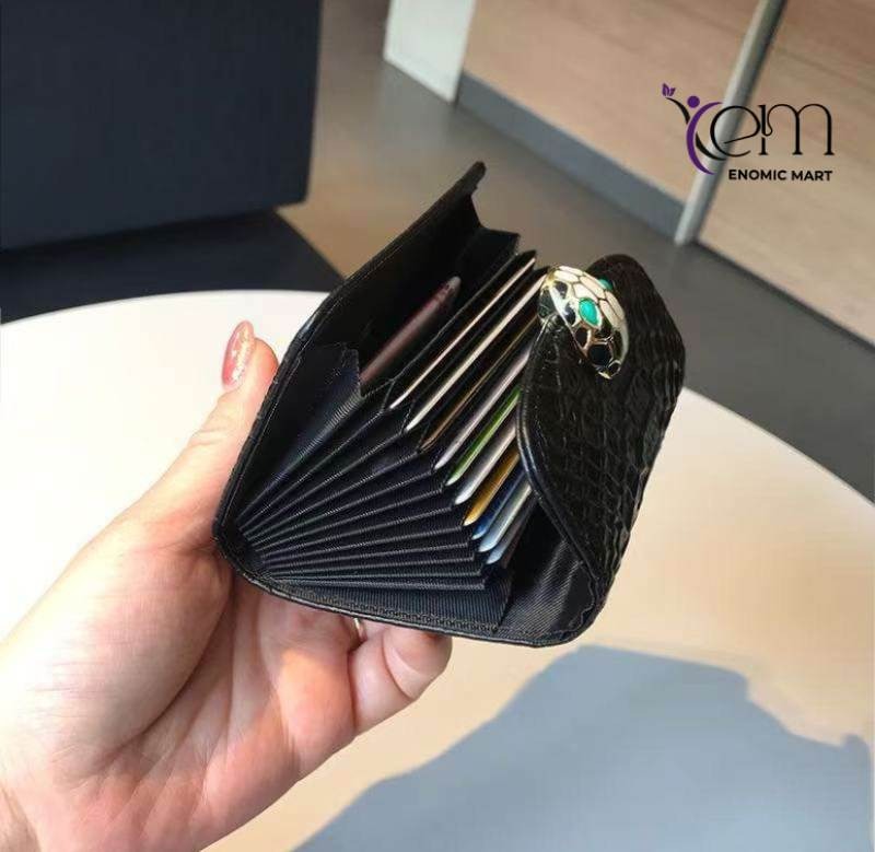 Luxeora Genuine Leather Mini Wallet