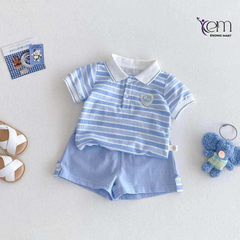 New Kids Summer 2-Piece Set Cotton Short Sleeve
