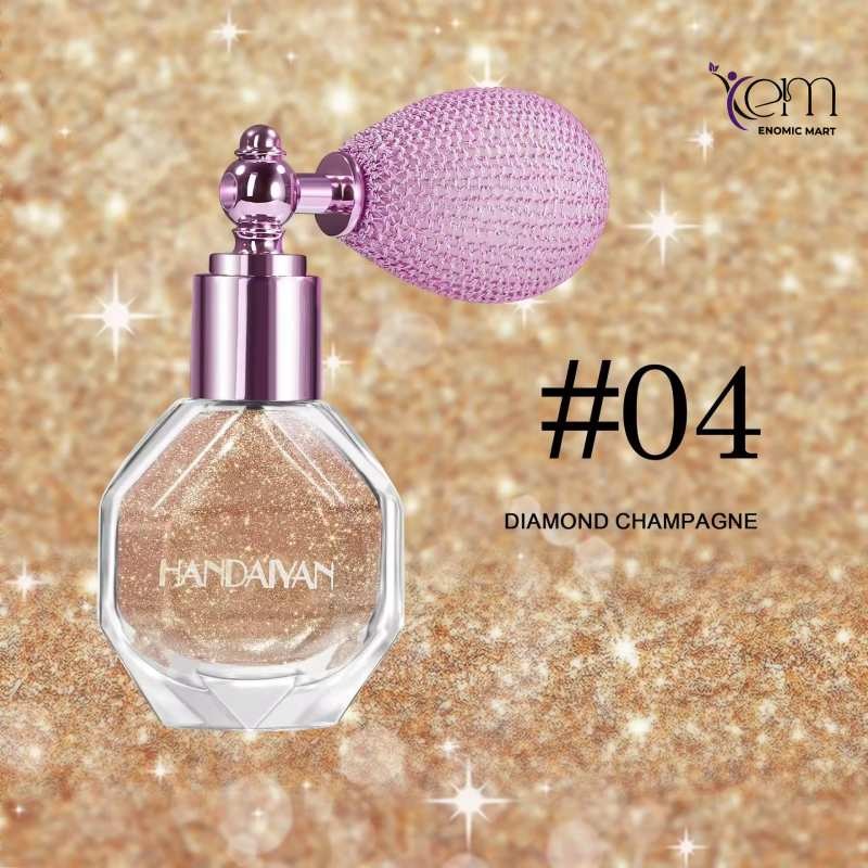 Body Glitter Spray with Powder, HANDAIYAN Quick-Dry thumbnail 4