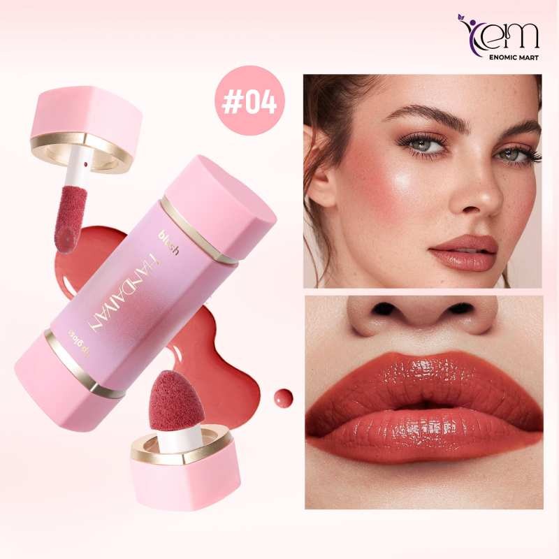 Double Ended 2-in-1 Cream Blush & Lip Tint Set-6 Colors Mineral-Based thumbnail 4