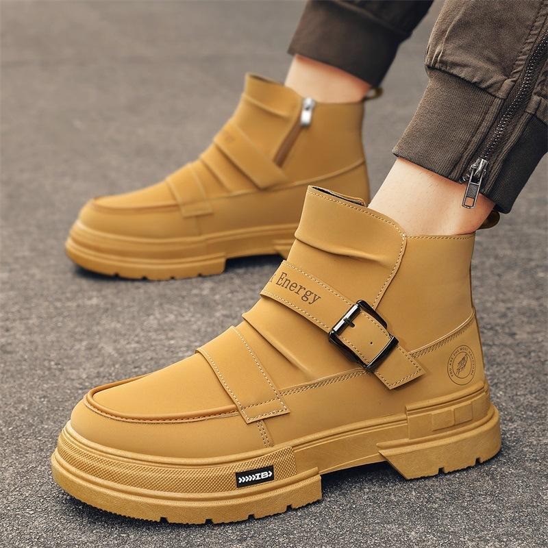 Mens High Top Martin Boots thumbnail 2