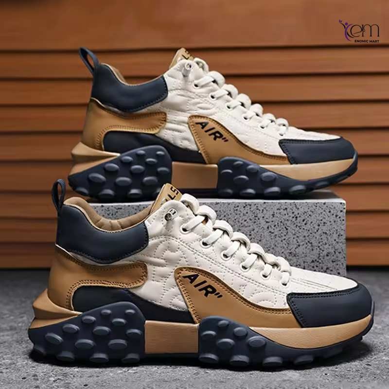 Men's Premium PU Chunky Sneakers thumbnail 3