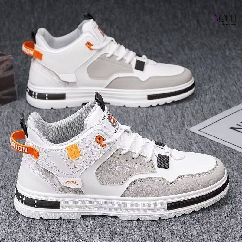 Spring Men's New Breathable High Top Shoes thumbnail 2