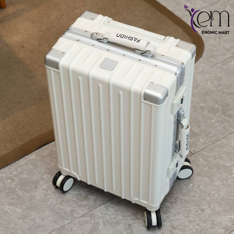 Wholesale Lightweight Travel Luggage Set Aluminum Frame PC Suitcase