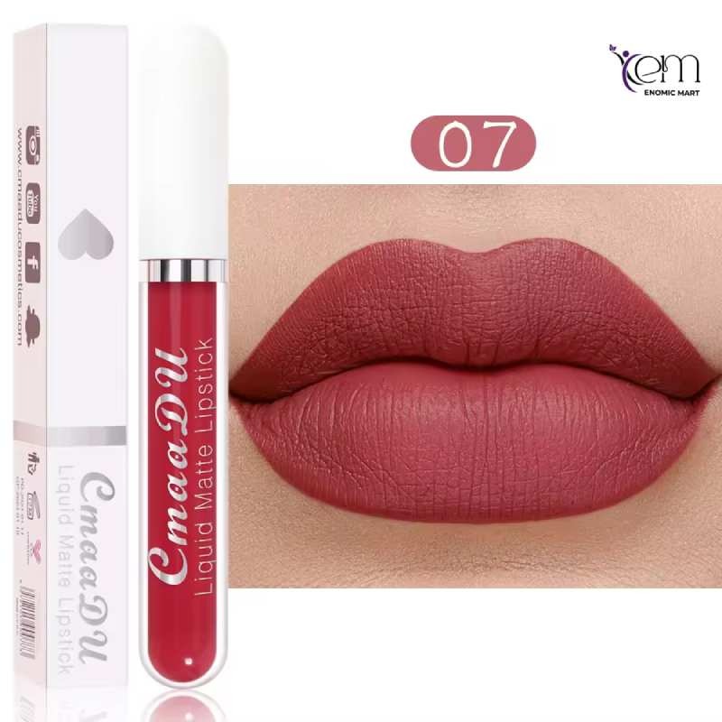 CmaaDu 18 Colors Lips Makeup Lipstick Lip Gloss thumbnail 7