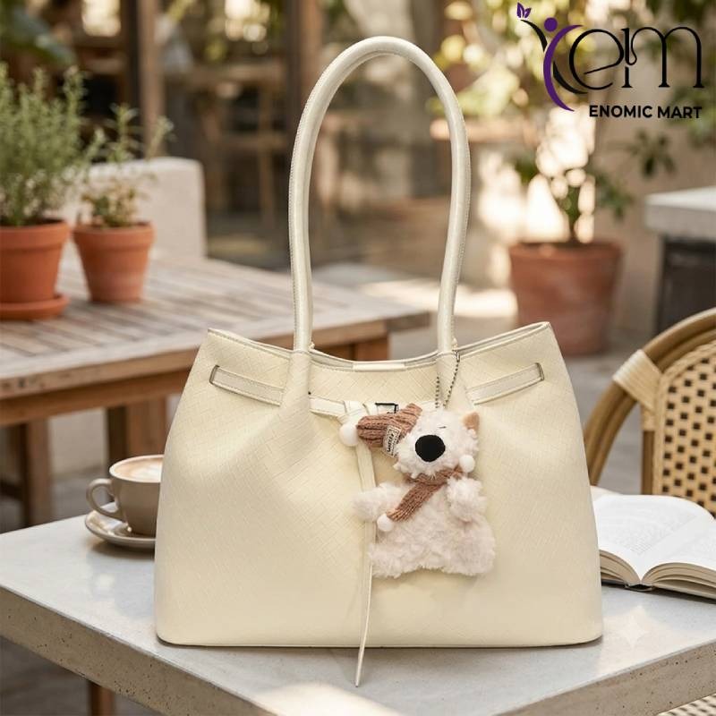 Spring and Summer New Fashion Gentle Style Simple Elegant Underarm Tote Bag thumbnail 2