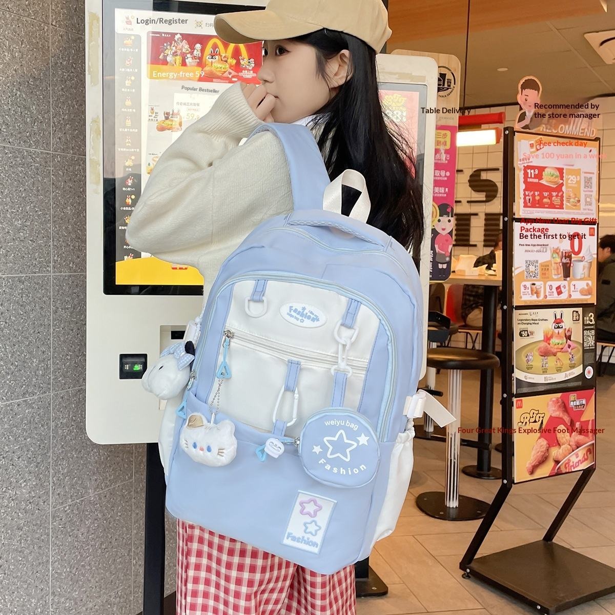 Customizable Girls School Bag, thumbnail 5