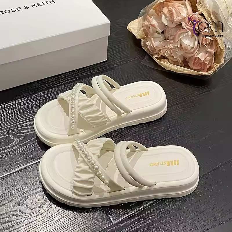 Summer New Women's Fashionable fairy Indoor slippers Sandals thumbnail 2