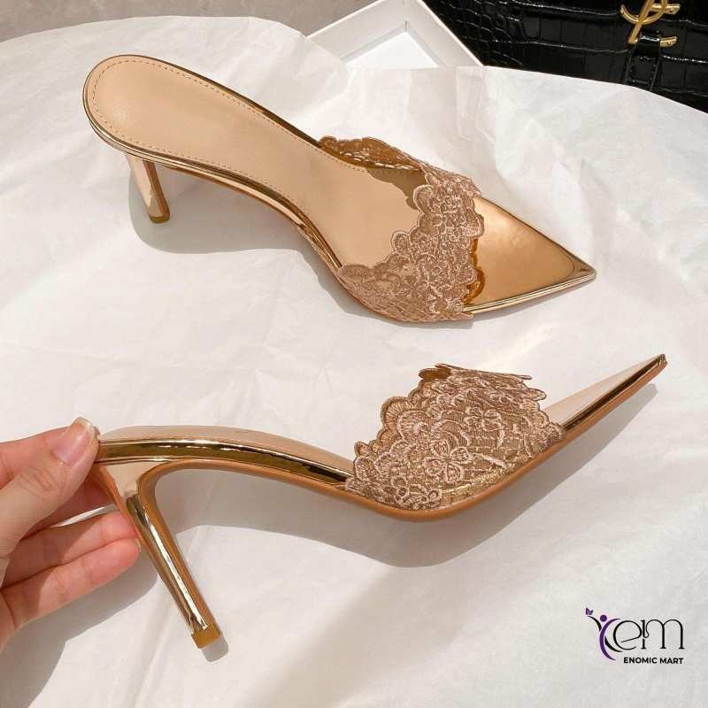 Summer European-American Fashion Pointed Toe Thin Heel thumbnail 3