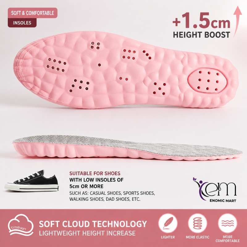 height-increasing insoles, full-length anti-odor air thumbnail 2