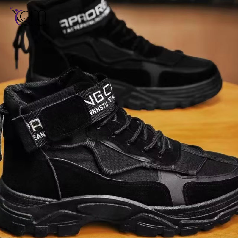 Men's Boots with a Mid Cut Retro Style