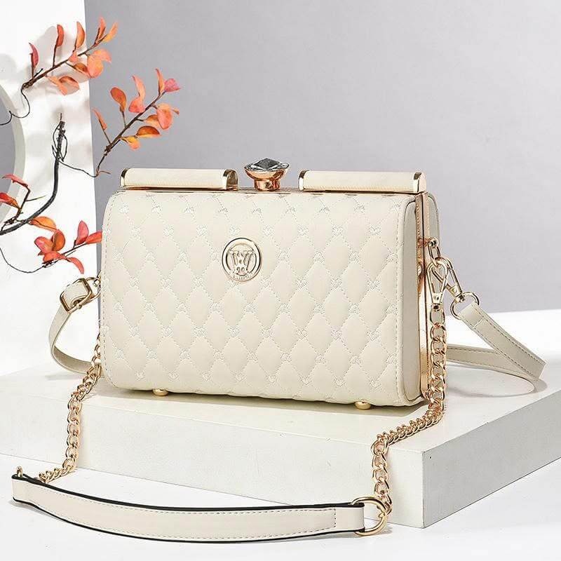 Waterproof PU Cosmetics Crossbody Chain Bag Women thumbnail 2