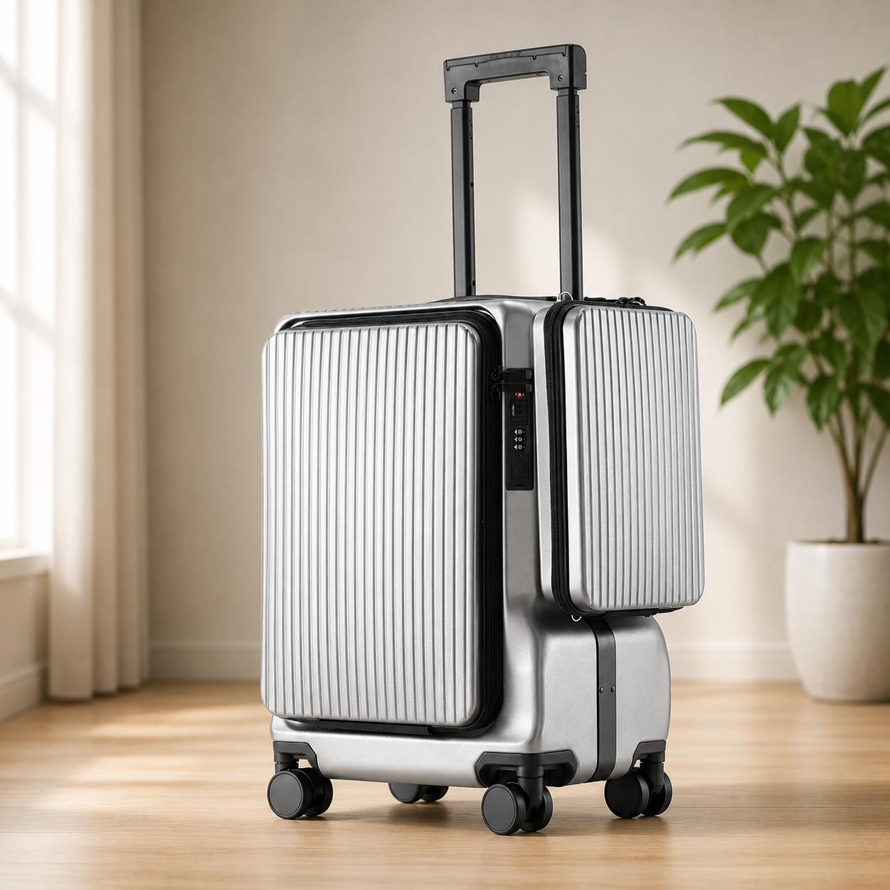 Luggage with Aluminum Frame Expandable Travel thumbnail 3
