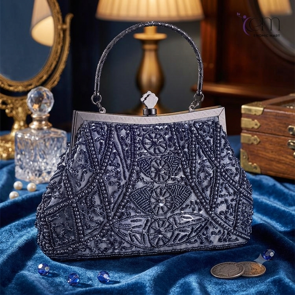 Trendy Latest Ladies Rhinestone Party Clutch Bag thumbnail 2