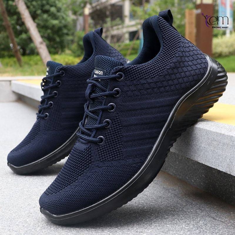 Mesh Fly Woven Men's Casual Sneakers for Daily Wear thumbnail 2