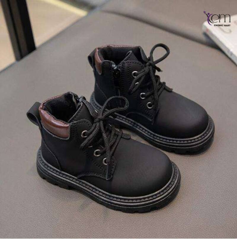 New Children's Pretty Stylish Ankle Boots for Girls Boys thumbnail 2