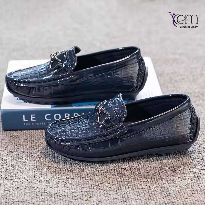 Boy Dress Shoes British Style Single-Layer Leather thumbnail 2