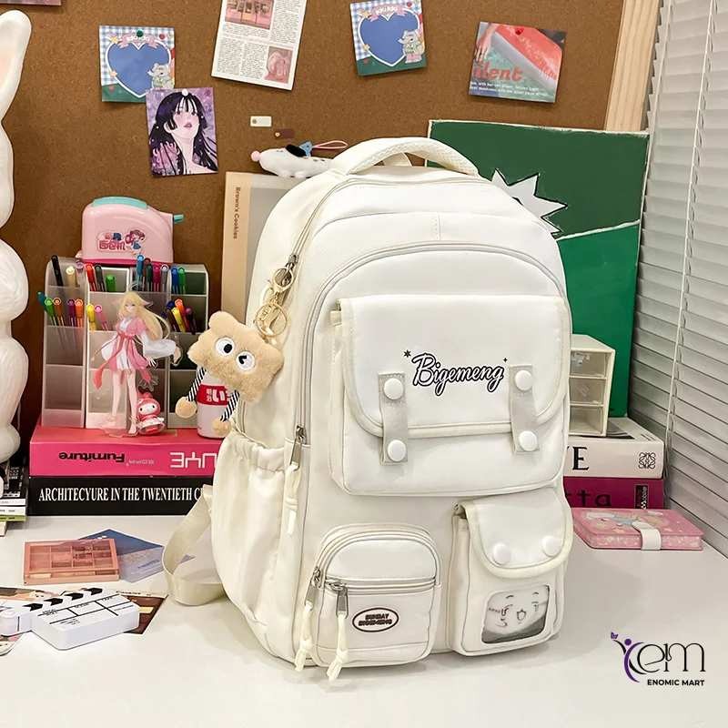 New Custom Logo Waterproof School Backpack thumbnail 4