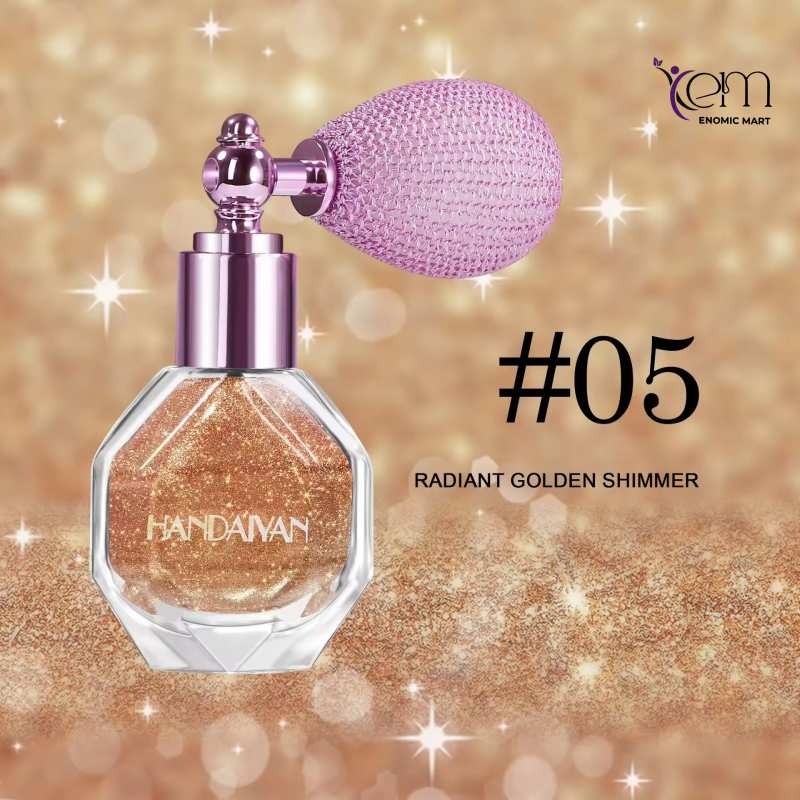 Body Glitter Spray with Powder, HANDAIYAN Quick-Dry thumbnail 5