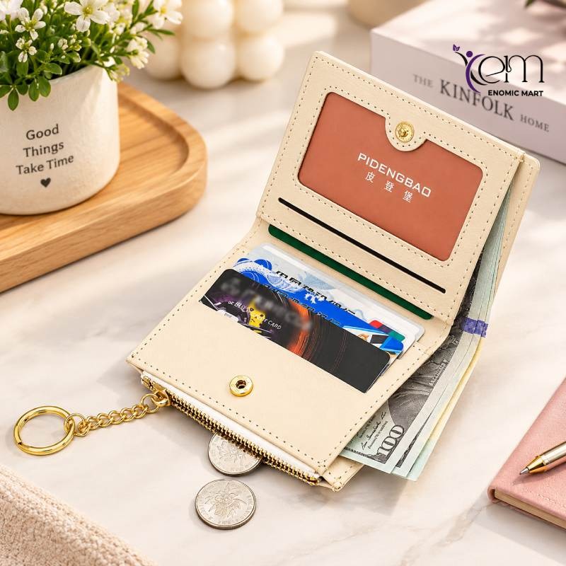 New Artistic Thin Two-fold Women Wallet thumbnail 5