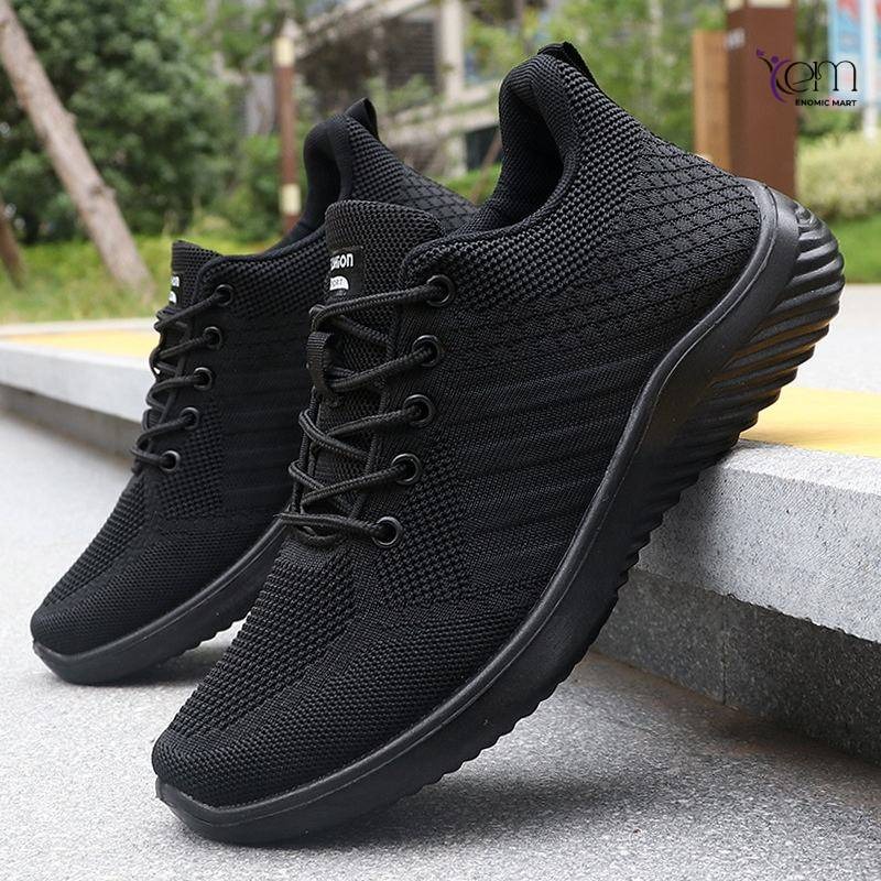 Mesh Fly Woven Men's Casual Sneakers for Daily Wear