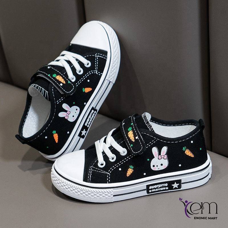 Breathable Soft Non Slip Children's Canvas Shoes thumbnail 2