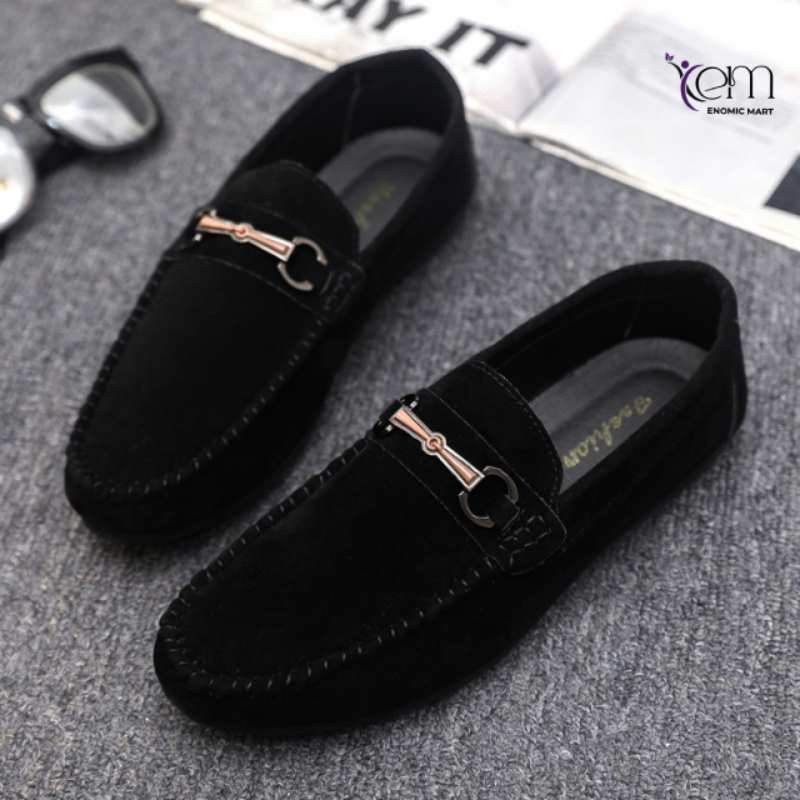 British Style Soft Sole Men Loafers Thick Sole Casual Dress Shoes thumbnail 2