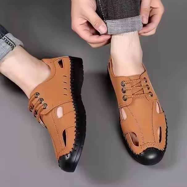 New Soft PU Casual Men's Sandals thumbnail 2